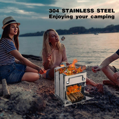 Portable Wood Burning Camp Stove