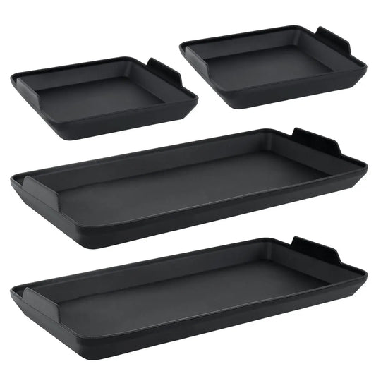 4Pcs Silicone Sheet Pan Set Reusable and Durable Heat Resistance Baking Trays Toolsdishwasher Safe for Oven Microwave Air Fryer