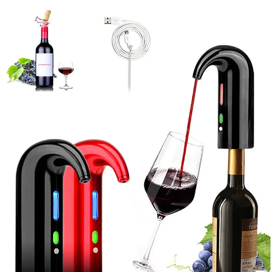 For The Wine Lovers ! Electric Wine Pourer Wine Aerator 